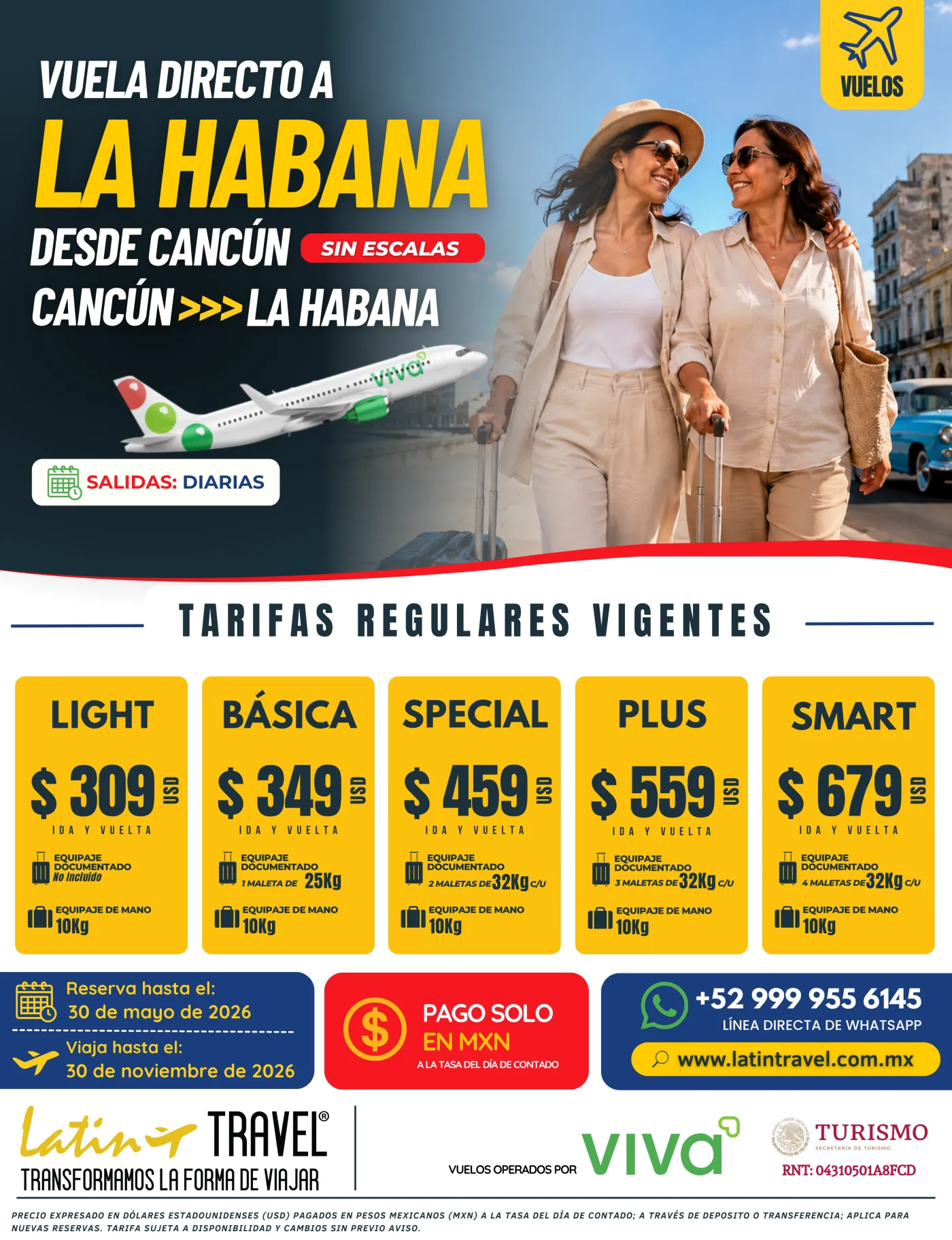 CANCÚN - LA HABANA