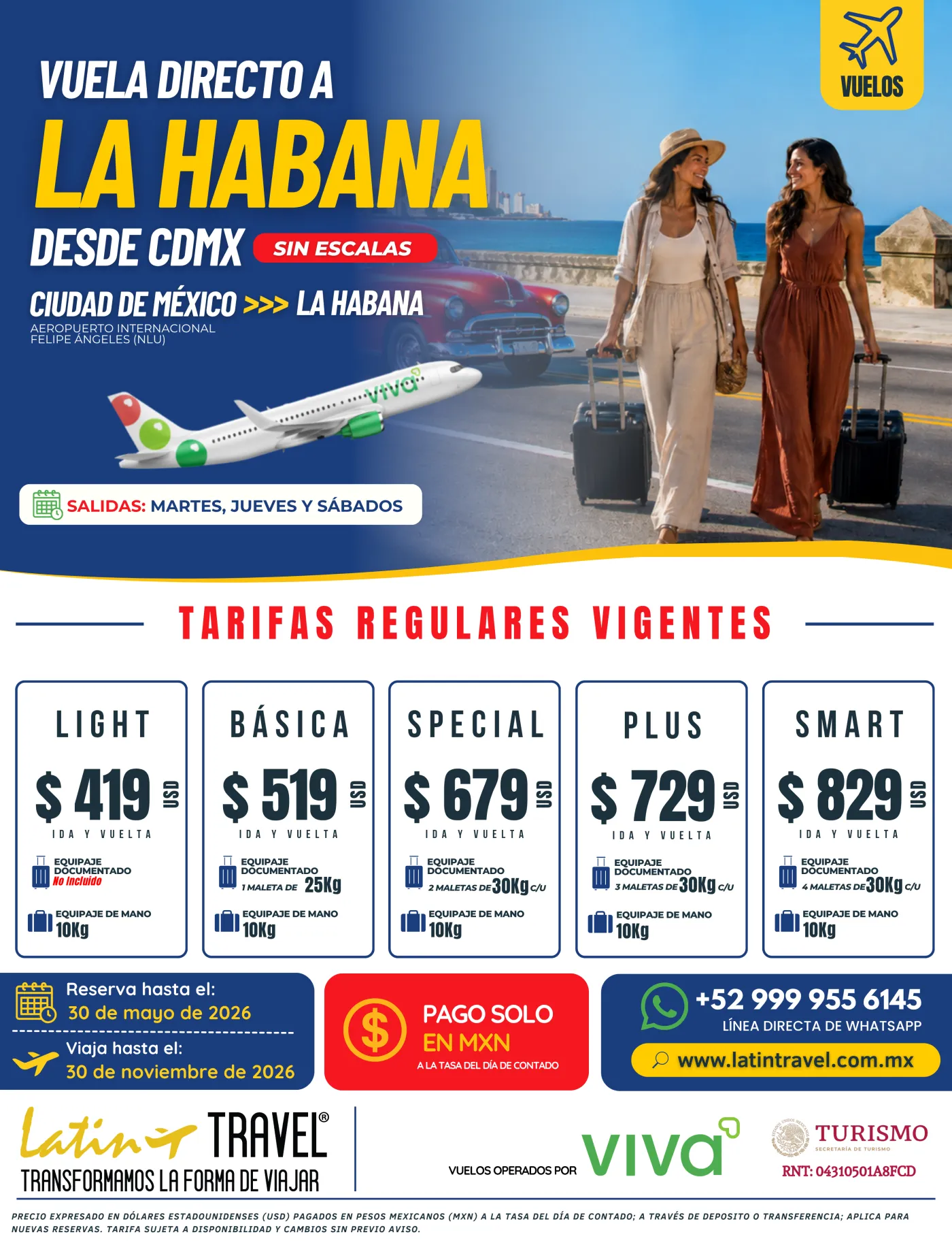 MÉXICO - LA HABANA