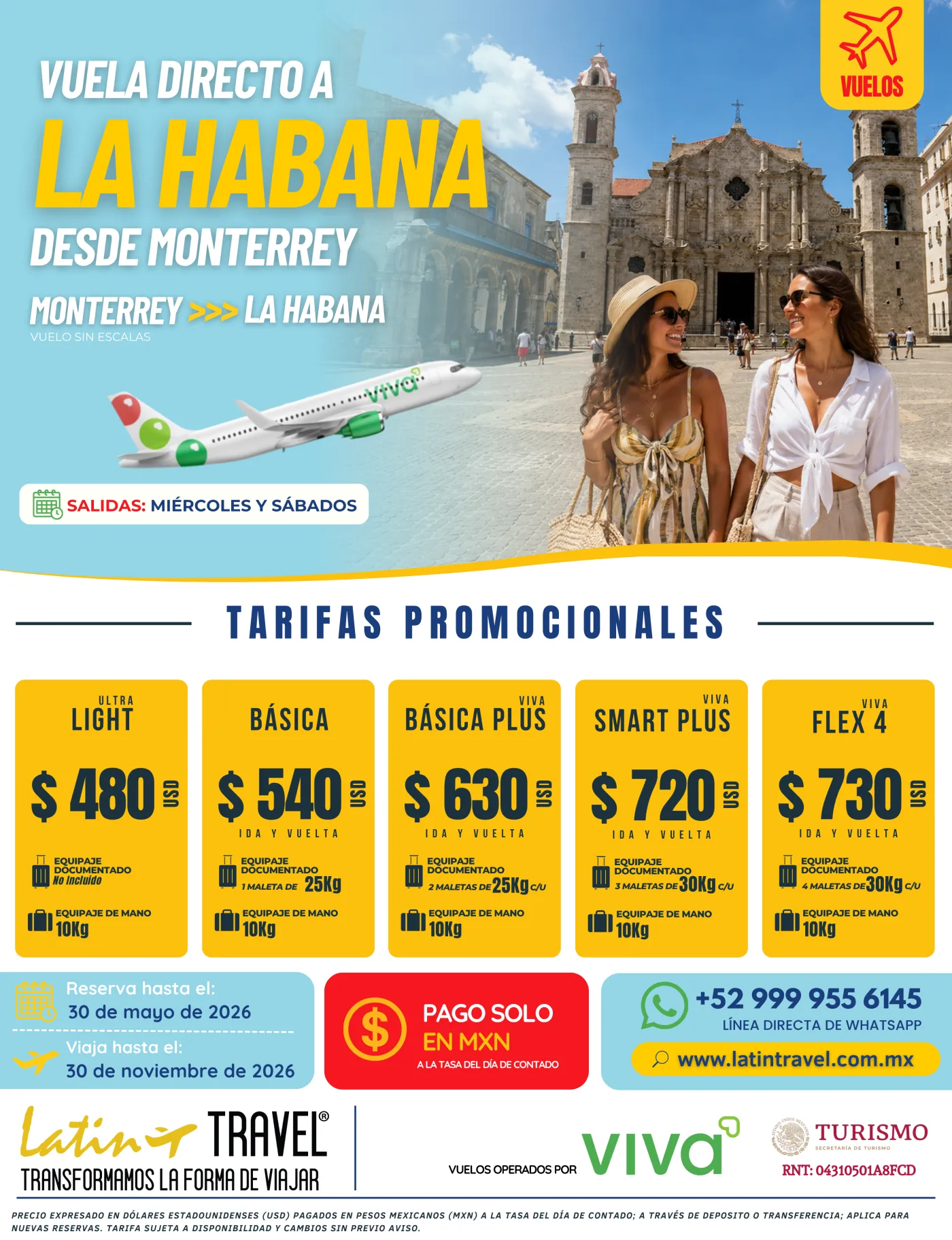 MONTERREY - LA HABANA